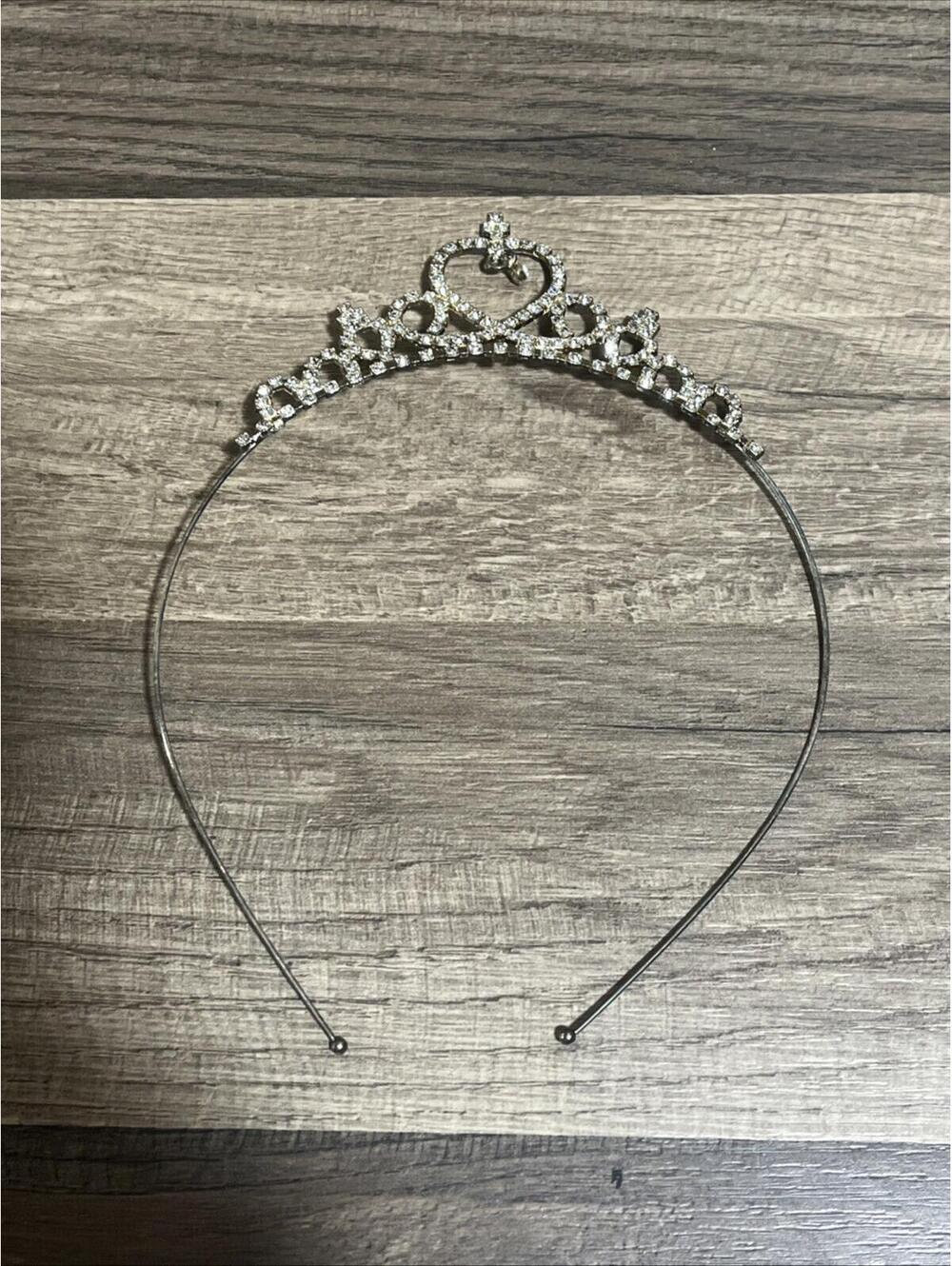 Vintage Rhinestone Quinceañera Prom Queen Crown / Tiara Unique Rare
